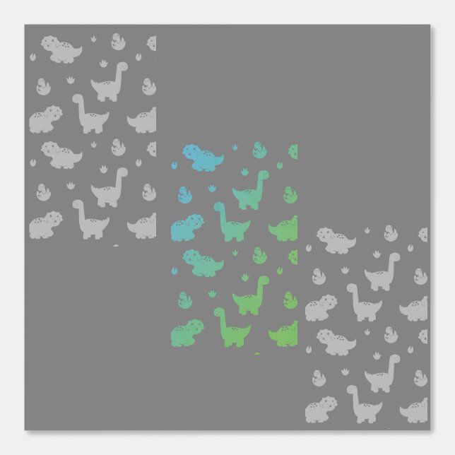 Behang van dinosaurusdieren (Voorkant)