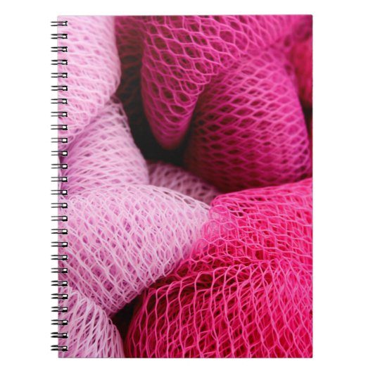 behang van textielvlechtwerk notitieboek (Voorkant)