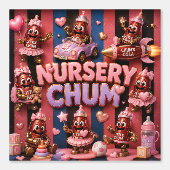 Behang voor de kinderkamer/Behang met Chums Cola (Voorkant)