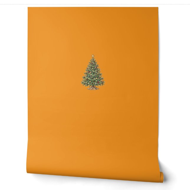 Behang vrolijk kerstdag  (Afrollen)