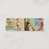  behangenmeisjes mini visitekaartje (Achterkant)