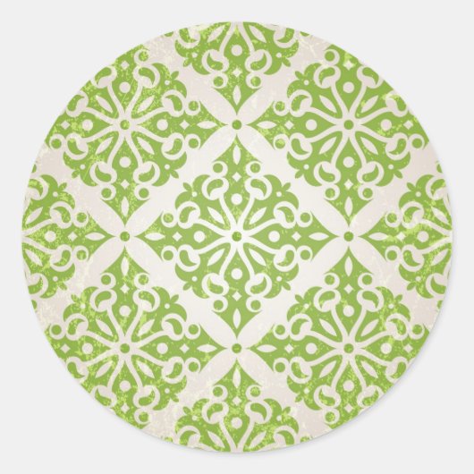 behangpapier ronde sticker (Voorkant)