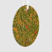  behangpatroon oranje boomillustraties ornament (voorkant)