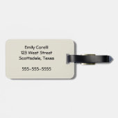 Behangpatroon van William Morris Cray Bagagelabel (Achterkant horizontaal)