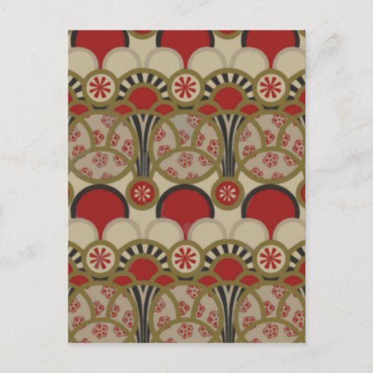  behangsel Japanse Floral Briefkaart (Voorkant)