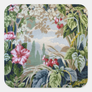 behangsel tuin landschap vierkante sticker