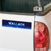 Behangselblauw brand en ontwerp van de bumperstick bumpersticker (Op Truck)