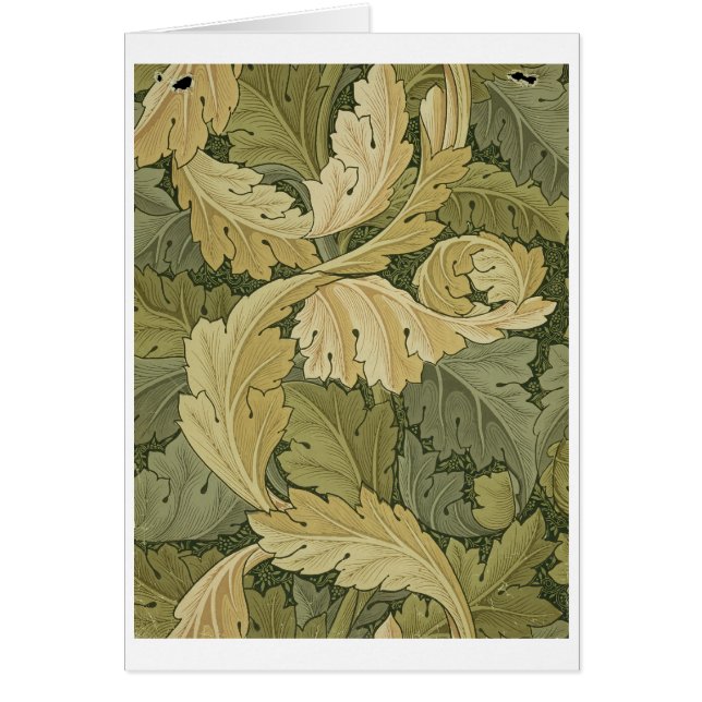 Behangselontwerp met kleuren van Acanthus/Woodland (Voorkant)