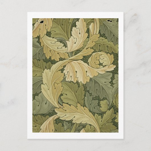 Behangselontwerp met kleuren van Acanthus/Woodland Briefkaart (Voorkant)