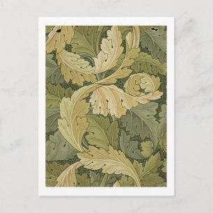 Behangselontwerp met kleuren van Acanthus/Woodland Briefkaart