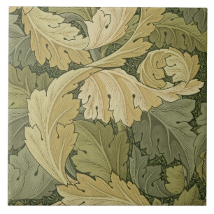 Behangselontwerp met kleuren van Acanthus/Woodland Tegeltje