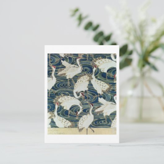 Behangselontwerp, van de Silver Studio, c.1890 Briefkaart (Staand voorkant)