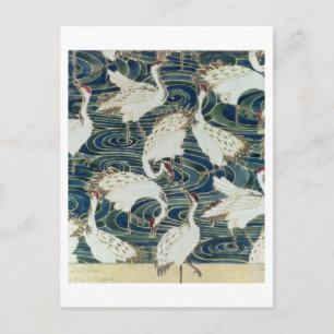 Behangselontwerp, van de Silver Studio, c.1890 Briefkaart