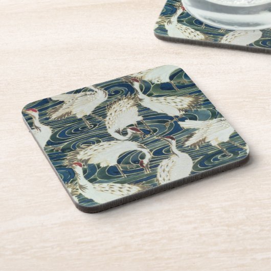 Behangselontwerp, van de Silver Studio, c.1890 Drankjes Onderzetter (Linkerzijde)