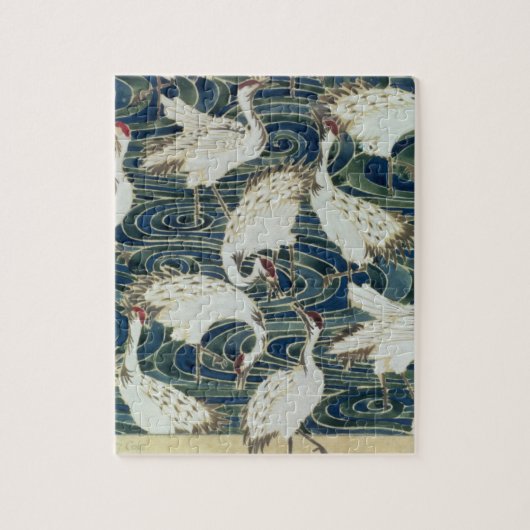 Behangselontwerp, van de Silver Studio, c.1890 Legpuzzel (Verticaal)