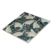 Behangselontwerp, van de Silver Studio, c.1890 Tegeltje (Zijkant)