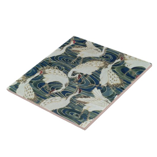 Behangselontwerp, van de Silver Studio, c.1890 Tegeltje (Zijkant)