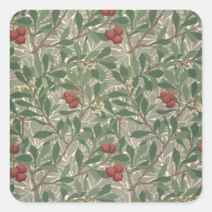 Behangselpapier "Arbutus", ontworpen door Kathleen Vierkante Sticker