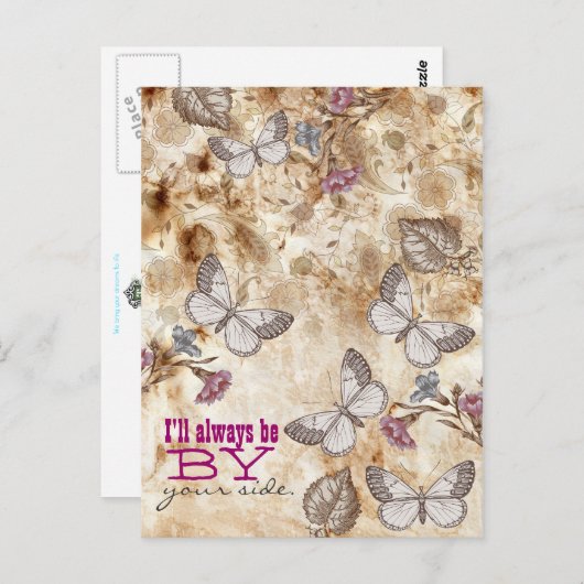 behangselpapier briefkaart (Voorkant / Achterkant)