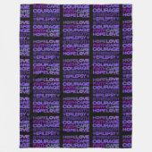 Behangselpapier ...Epilepsie Fleece Deken (Voorkant)