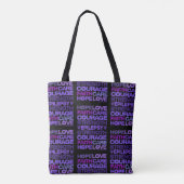 Behangselpapier ...Epilepsie Tote Bag (Achterkant)
