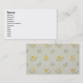 Behangselpapier in poedervorm, 1874 visitekaartje (Voorkant / Achterkant)