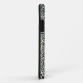 Behangselpapier met marineblauw zeewier Case-Mate iPhone case (Achterkant/rechts)