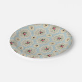  behangselpapier roze blauw papier bord (Gekanteld)