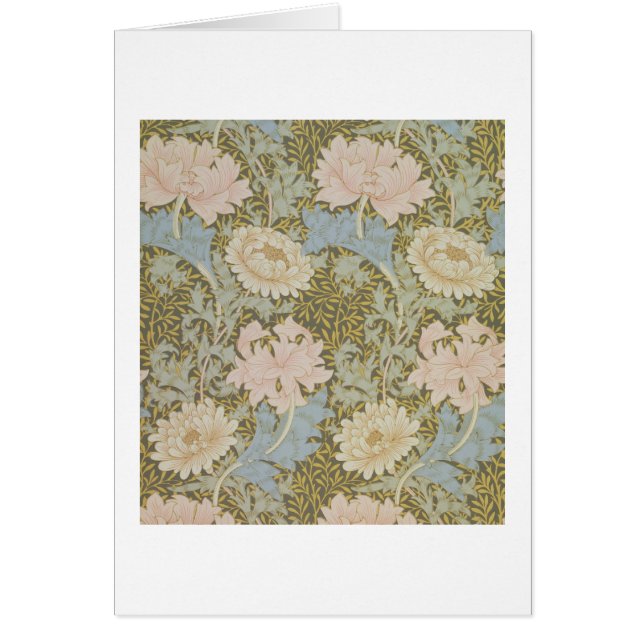 Behangselpapier voor chrysanthemum, 1876 (behangse (Voorkant)