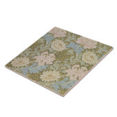 Behangselpapier voor chrysanthemum, 1876 (behangse tegeltje (Zijkant)