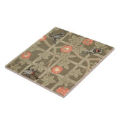 Behangselpapier voor de Trellis met een groene ach Tegeltje (Zijkant)