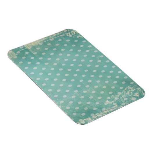 Behangselpapier voor  Worn en Torn Turquoise Magneet (Rechterzijde)