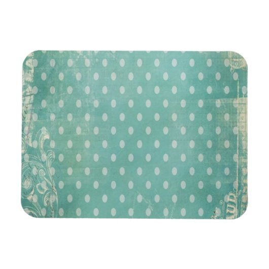 Behangselpapier voor  Worn en Torn Turquoise Magneet (Horizontaal)