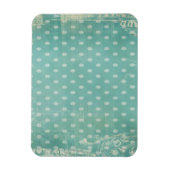 Behangselpapier voor  Worn en Torn Turquoise Magneet (Verticaal)