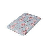 Behangselpatroon van roze rozen 2 badmat (Gekanteld)
