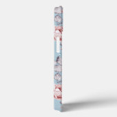 Behangselpatroon van roze rozen 2 Case-Mate iPhone case (Achterkant / Rechts)