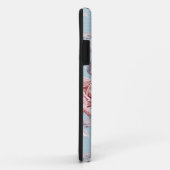 Behangselpatroon van roze rozen 2 Case-Mate iPhone case (Achterkant/rechts)