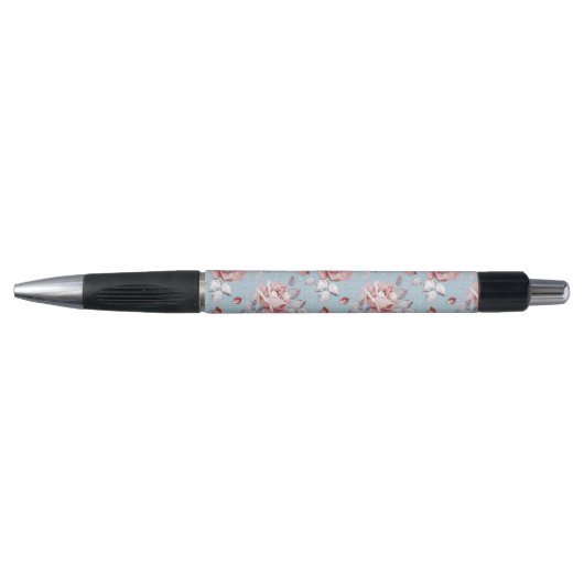 Behangselpatroon van roze rozen 2 pen (Voorkant)
