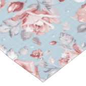 Behangselpatroon van roze rozen 2 tafelkleed (Gekanteld)