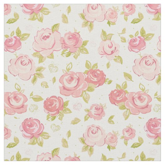 Behangselpatroon van roze rozen 3 stof (Close Up)