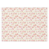 Behangselpatroon van roze rozen 3 tafelkleed (Voorkant (Horizontaal))