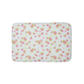 Behangselpatroon van roze rozen 4 badmat (Voorkant)