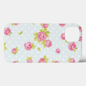 Behangselpatroon van roze rozen 4 Case-Mate iPhone case (Achterkant (horizontaal))