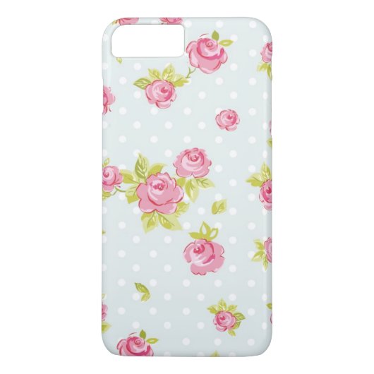 Behangselpatroon van roze rozen 4 Case-Mate iPhone case (Achterkant)