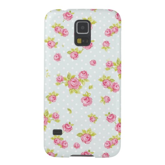 Behangselpatroon van roze rozen 4 Case-Mate samsung galaxy hoesje (Achterkant)
