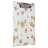 Behangselpatroon van roze rozen 4 klembord (Rechts)