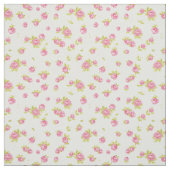 Behangselpatroon van roze rozen 4 stof (Swatch)