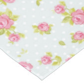 Behangselpatroon van roze rozen 4 tafelkleed (Gekanteld)