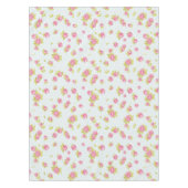 Behangselpatroon van roze rozen 4 tafelkleed (Voorkant)