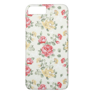 Behangselpatroon van roze rozen Case-Mate iPhone case